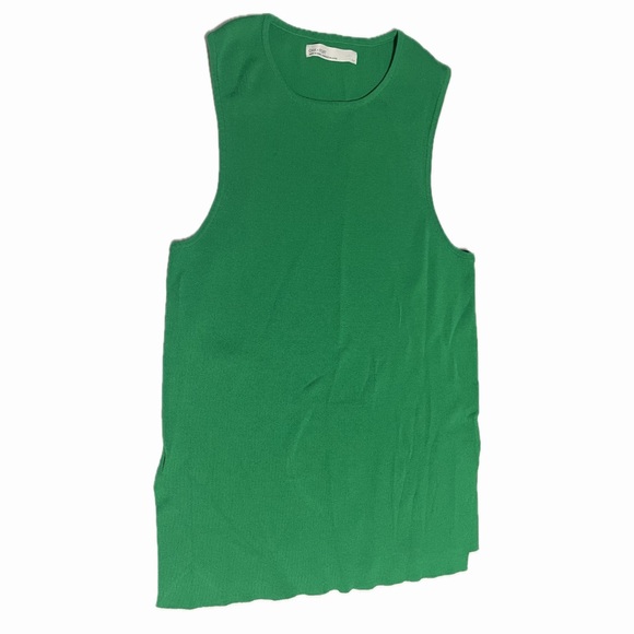 Oak + Fort Green Racerback Sweater Tank - Picture 3 of 4
